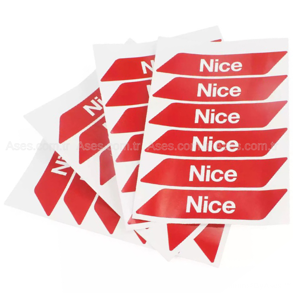 NiceLCL-WA10Nice Bariyer Kolları için STICKER