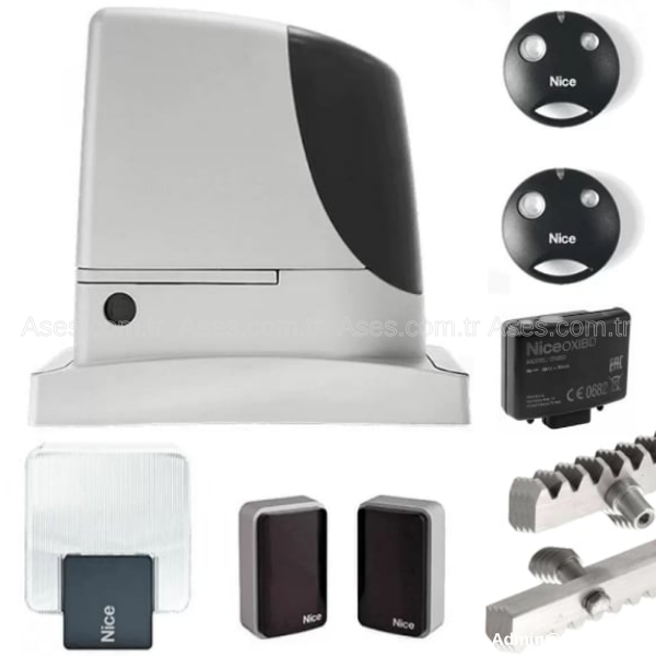 NİCERUN2500R01/AKITNice Run 2500 Kayar Kapı Motoru (Kit Ürün)