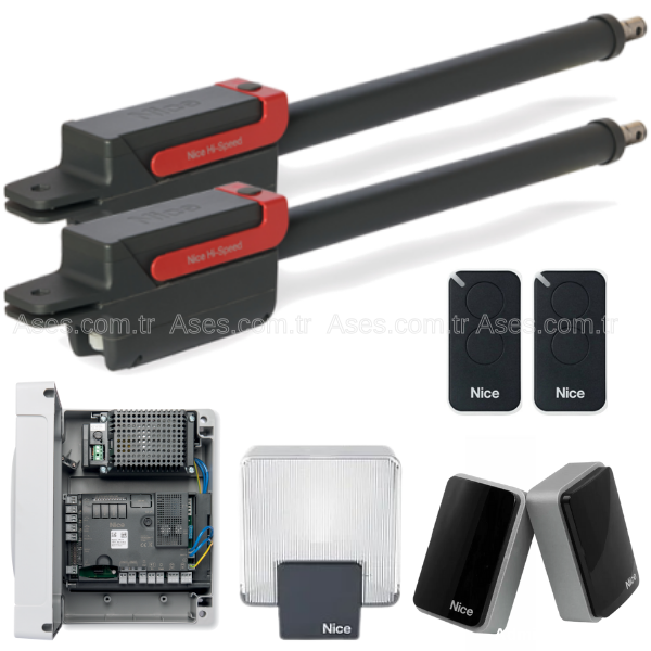 NiceTTN3724HS-2MKITNice TITAN 3724HS Dairesel Kapı Motoru (Çift Motorlu Kit Ürün)