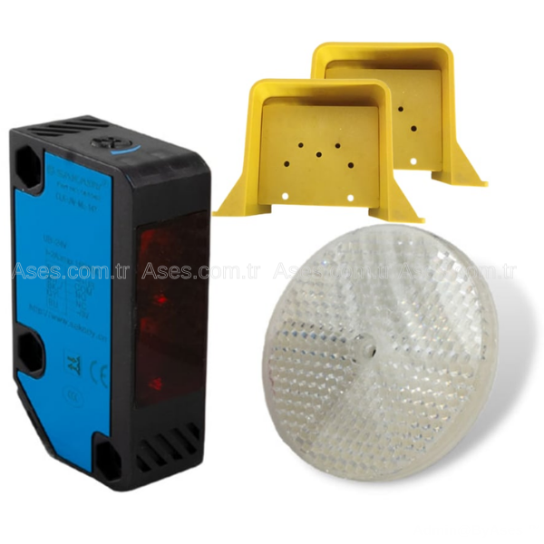 SAKADYRLK31-54SAKADY Reflektörlü Muhafazalı Emniyet  Fotosel Seti (12Mt Algılama)