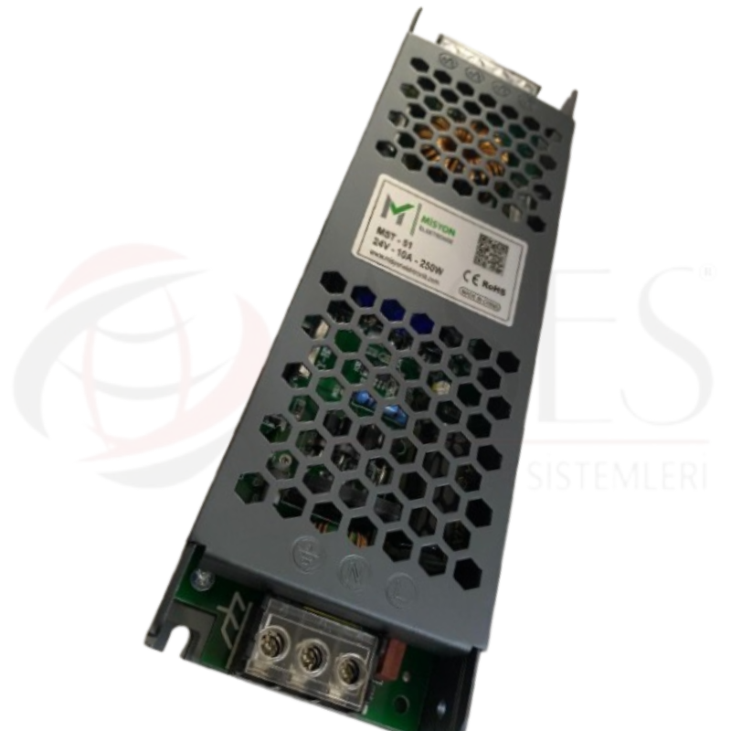 Trafo 24V 10A (250W) Metal Kasa Güç Kaynağı