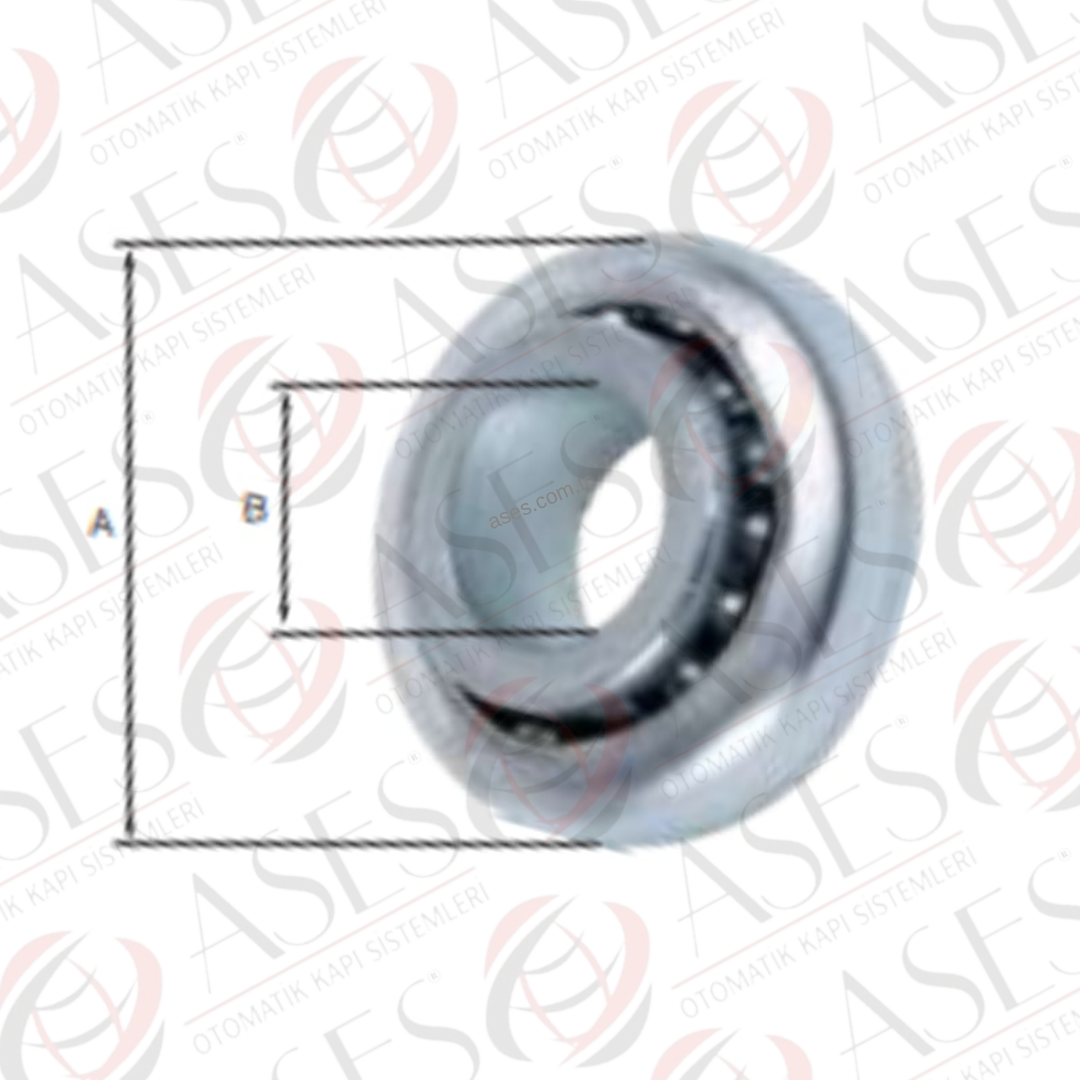 WHİTE FORMAKS.028.00.S12Panjur Rulmanı 28x12mm Çelik