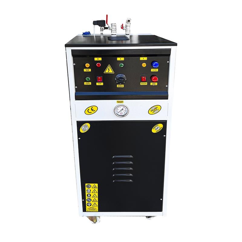 BUHARLI BASINÇLI YIKAMA MAKİNASI / Çift Çıkışlı Trifaze 25Lt.Nitroks