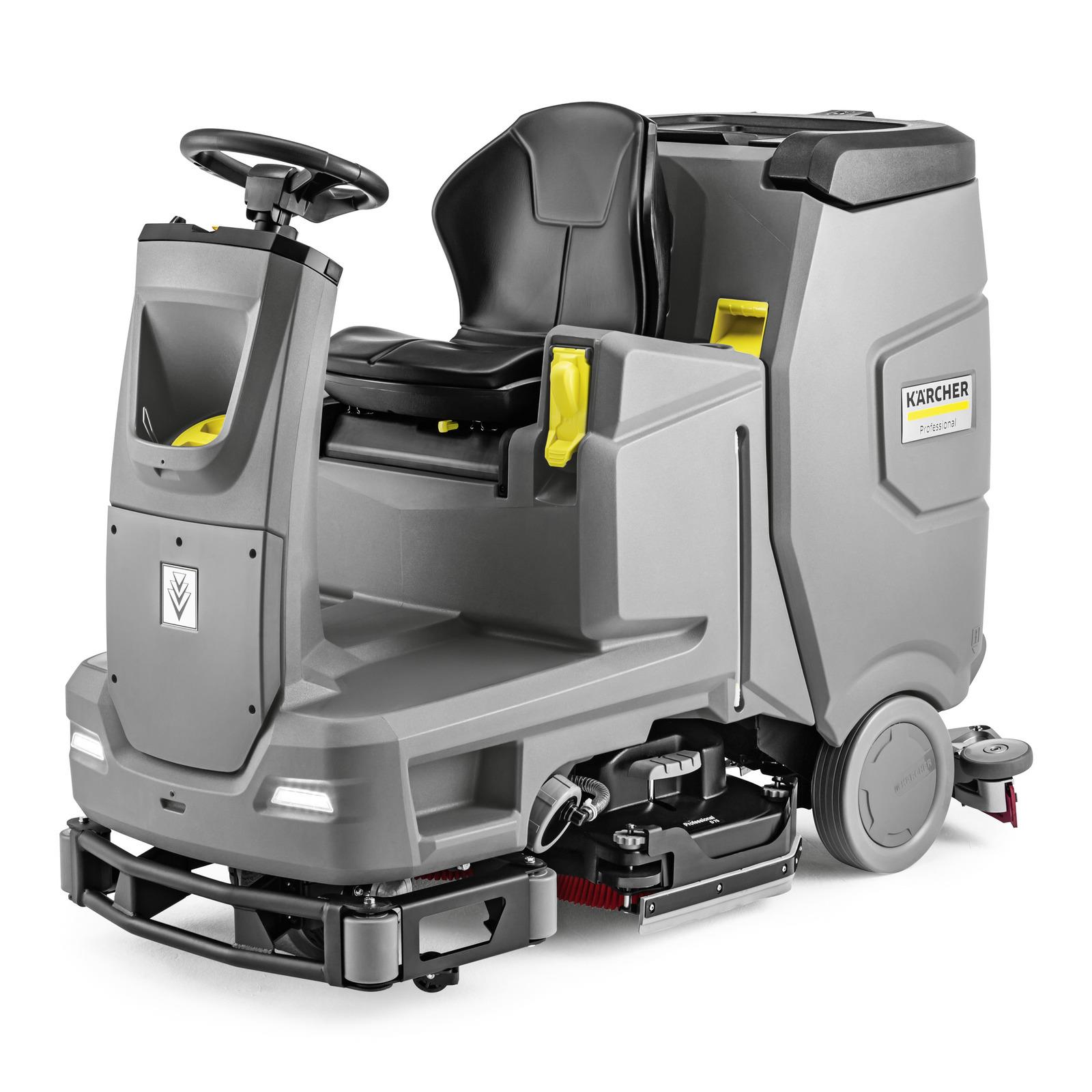 Karcher B 110 R akülü ve binicili zemin temizleme makinesiKarcher