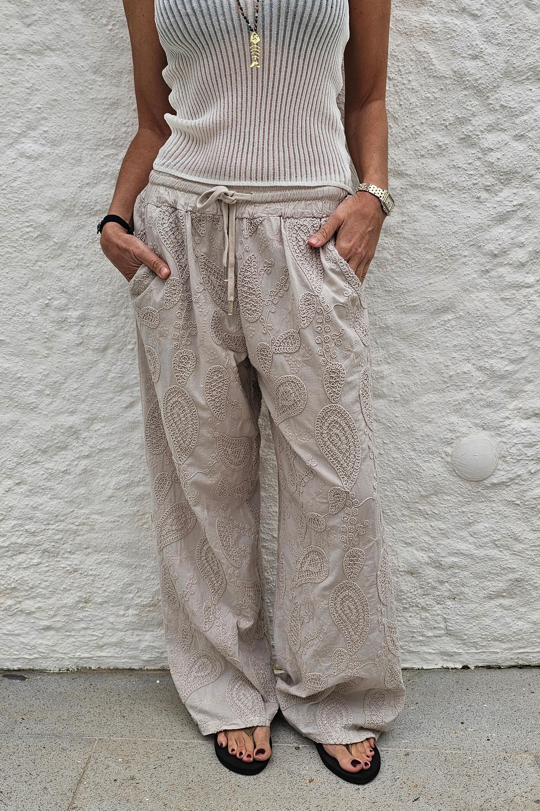 İtalyan Nakışlı Pantolon 