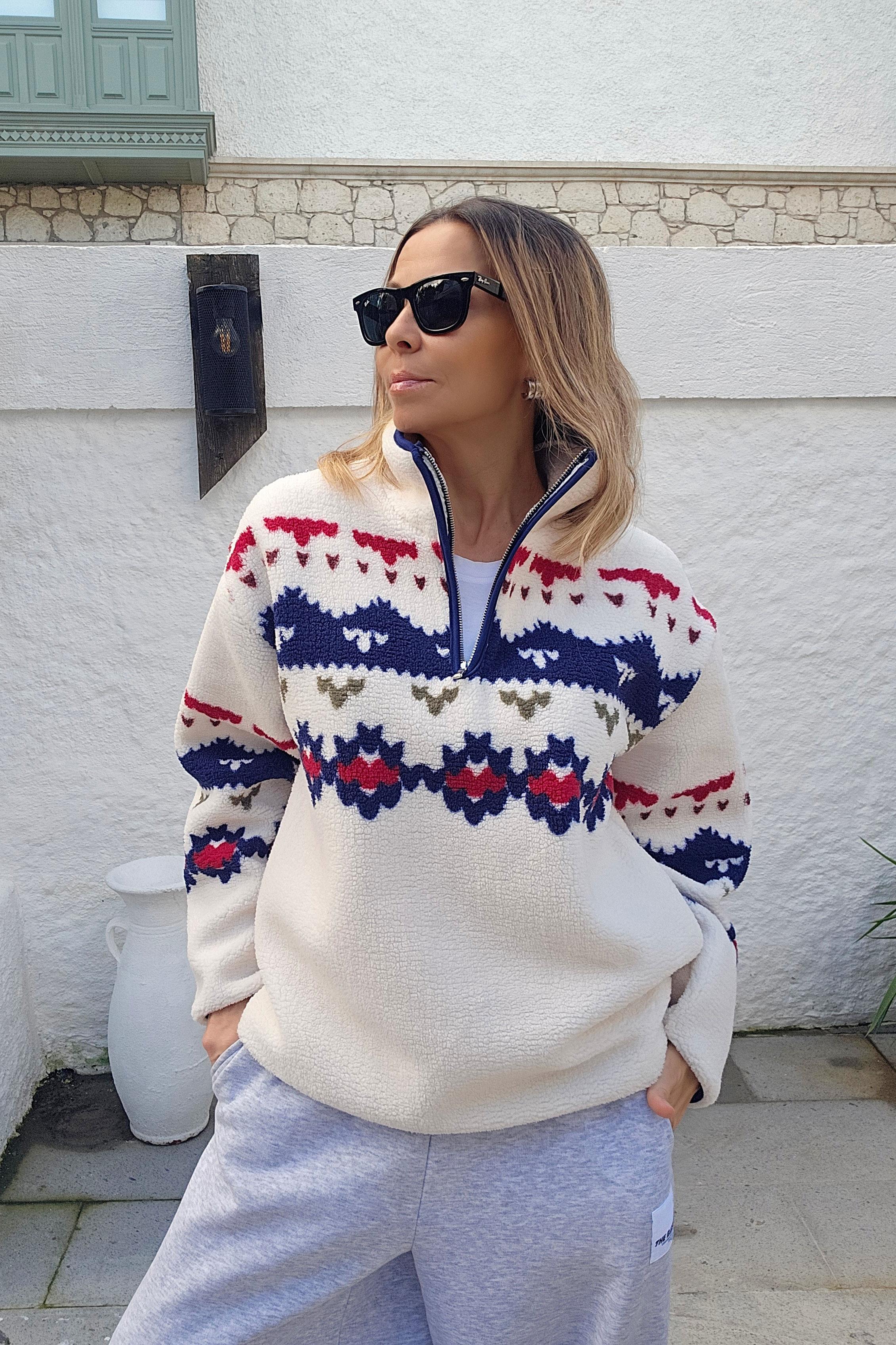 Orjinal Marka Muadili Suni Yün Sweatshirt