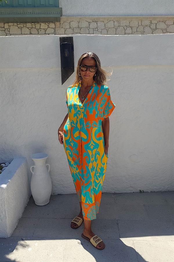 İtalyan Kaftan Elbise