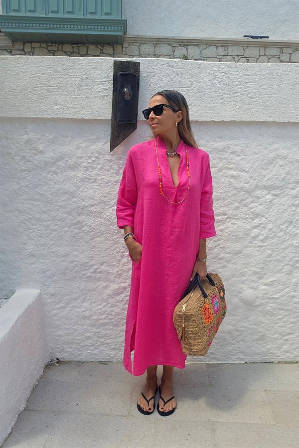 İtalyan Keten Kaftan