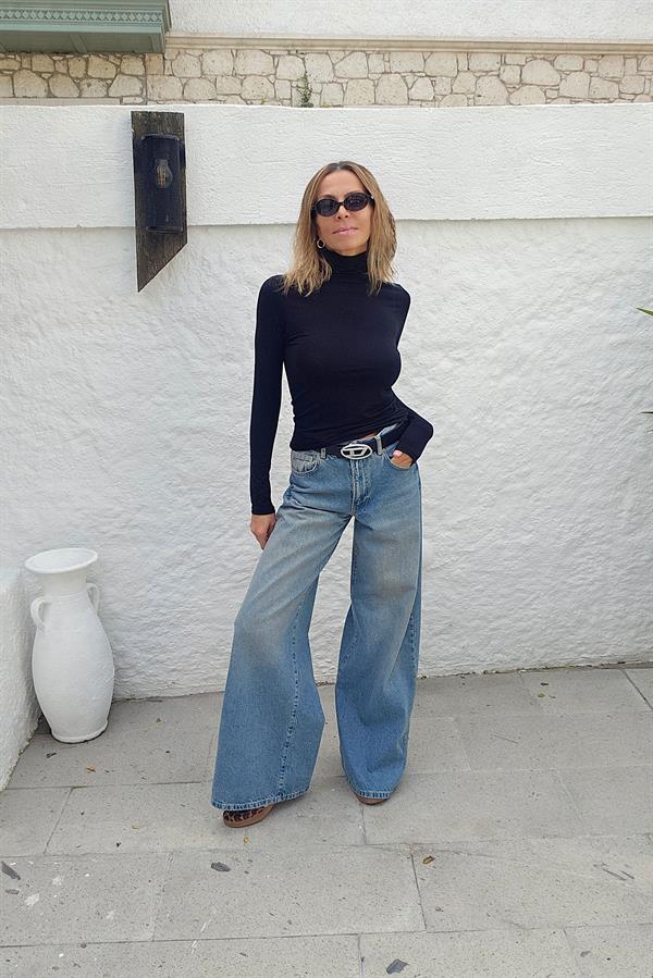 Palazzo Fit Jean Pantolon