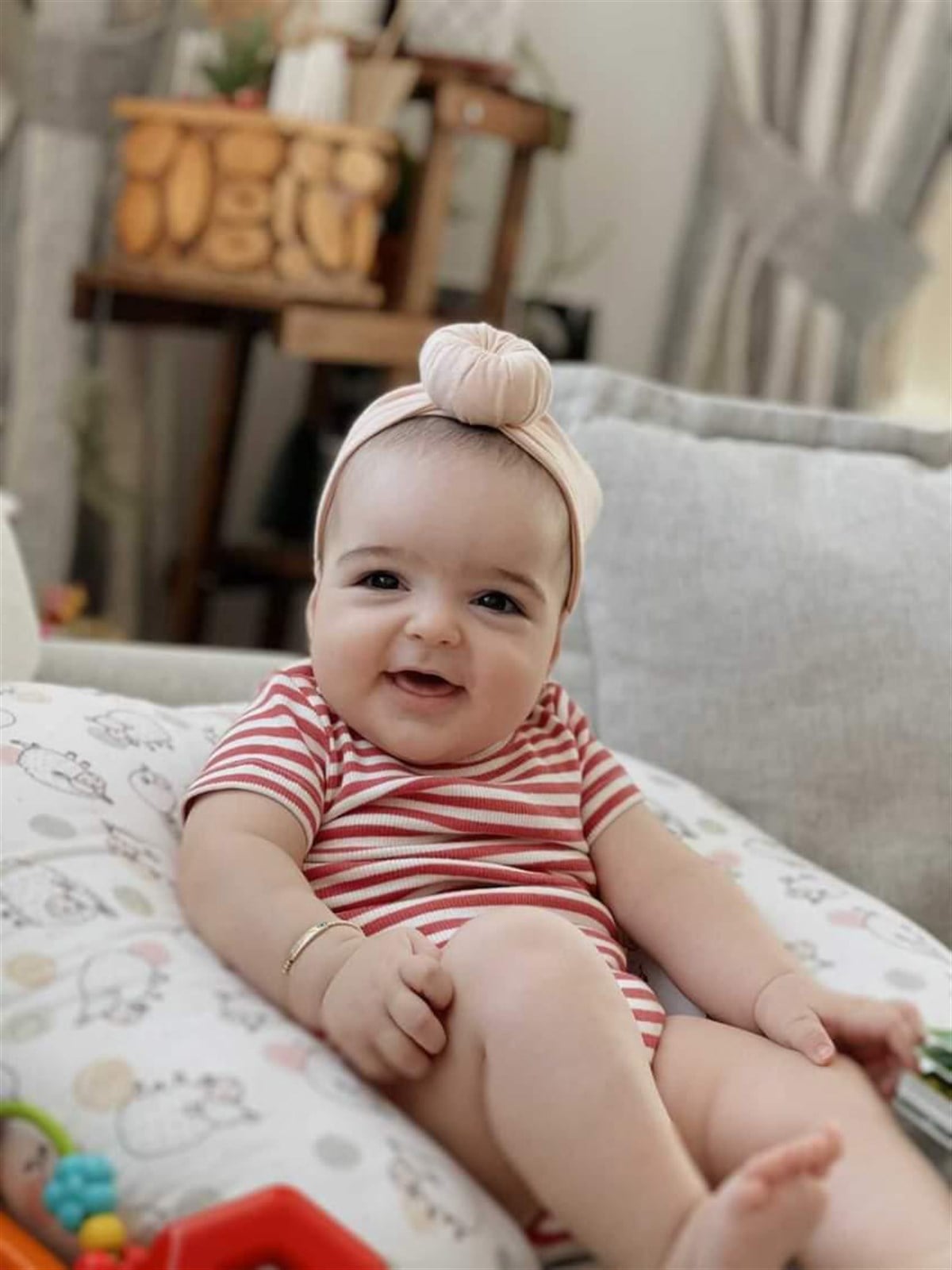 Mercan Bebekle Büyüyen Esnek Bebek Zıbın - Çıtçıtlı Body