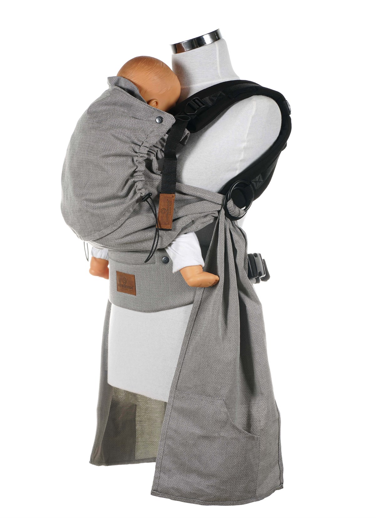 Girift Sling Kanguru Cube Halkalı Kuşaklı Ergonomik Bebek Kanguru 0-4 Yaş