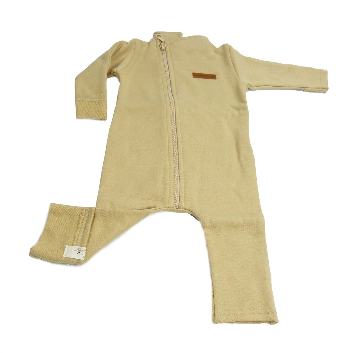 Bej Kalın Bebek Tulumu