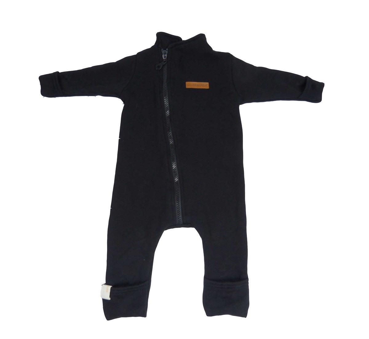 Siyah Kalın Bebek Tulumu