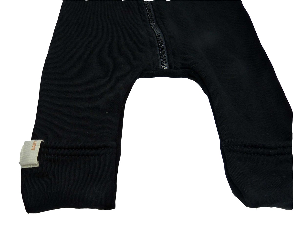 Siyah Kalın Bebek Tulumu