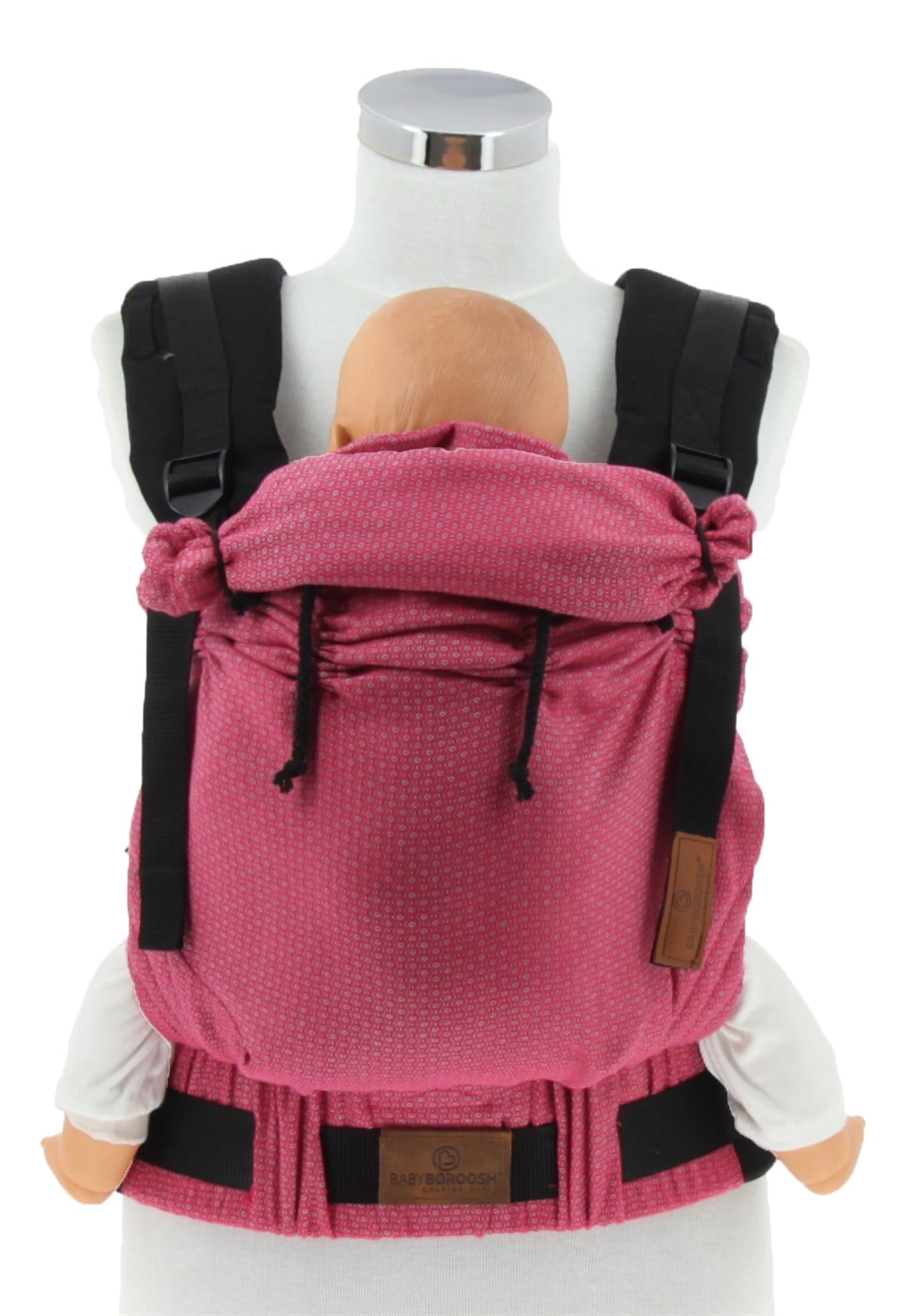 Pembe Gri New Age Büyüyen Yenidoğan Ergonomik Bebek Kangurusu - Oeko Tex