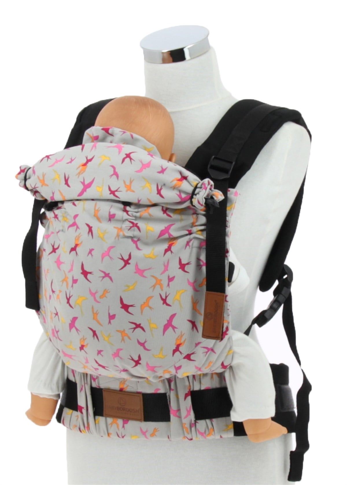 Pink Martins New Age Büyüyen Yenidoğan Ergonomik Bebek Kangurusu - Oeko Tex