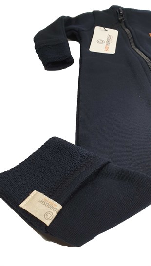 Lacivert Kalın Bebek Tulumu