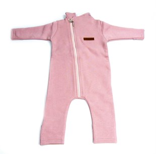 Pembe Kalın Bebek Tulumu