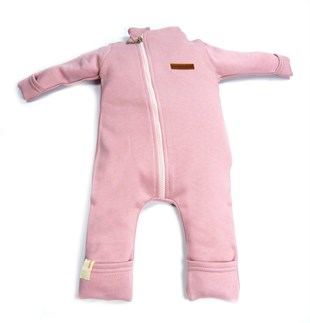 Pembe Kalın Bebek Tulumu