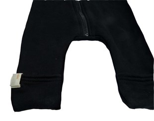 Siyah Kalın Bebek Tulumu