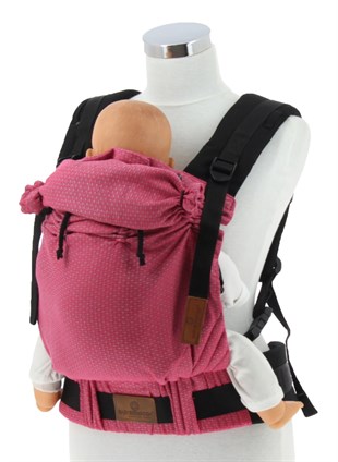 Pembe Gri New Age Büyüyen Yenidoğan Ergonomik Bebek Kangurusu - Oeko Tex