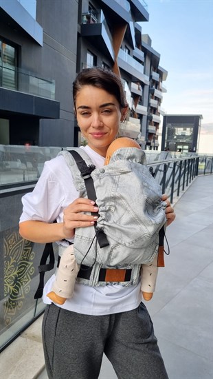 Mom Jean New Age Büyüyen Yenidoğan Ergonomik Bebek Kangurusu - Oeko Tex