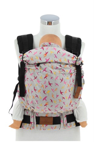 Pink Martins New Age Büyüyen Yenidoğan Ergonomik Bebek Kangurusu - Oeko Tex