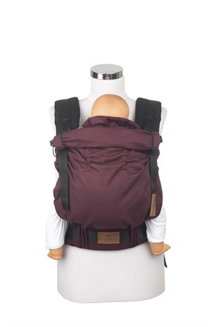 Maroon New Age Büyüyen Yenidoğan Ergonomik Bebek Kangurusu - Oeko Tex