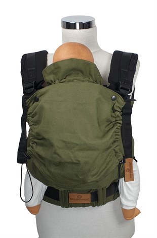 Olive Linen New Age Büyüyen Yenidoğan Ergonomik Bebek Kangurusu - Oeko Tex