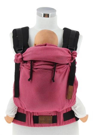 Pembe Gri New Age Büyüyen Yenidoğan Ergonomik Bebek Kangurusu - Oeko Tex
