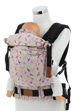 Pink Martins New Age Büyüyen Yenidoğan Ergonomik Bebek Kangurusu - Oeko Tex