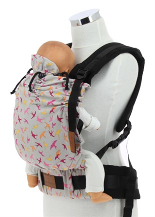 Pink Martins New Age Büyüyen Yenidoğan Ergonomik Bebek Kangurusu - Oeko Tex