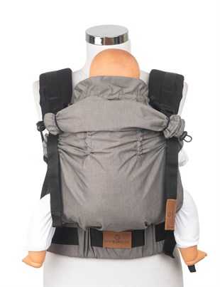 Smoky New Age Büyüyen Yenidoğan Ergonomik Bebek Kangurusu - Oeko Tex