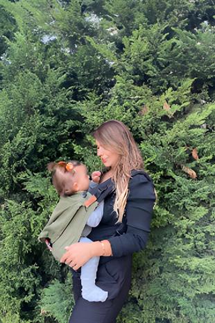 Olive Linen New Age Büyüyen Yenidoğan Ergonomik Bebek Kangurusu - Oeko Tex