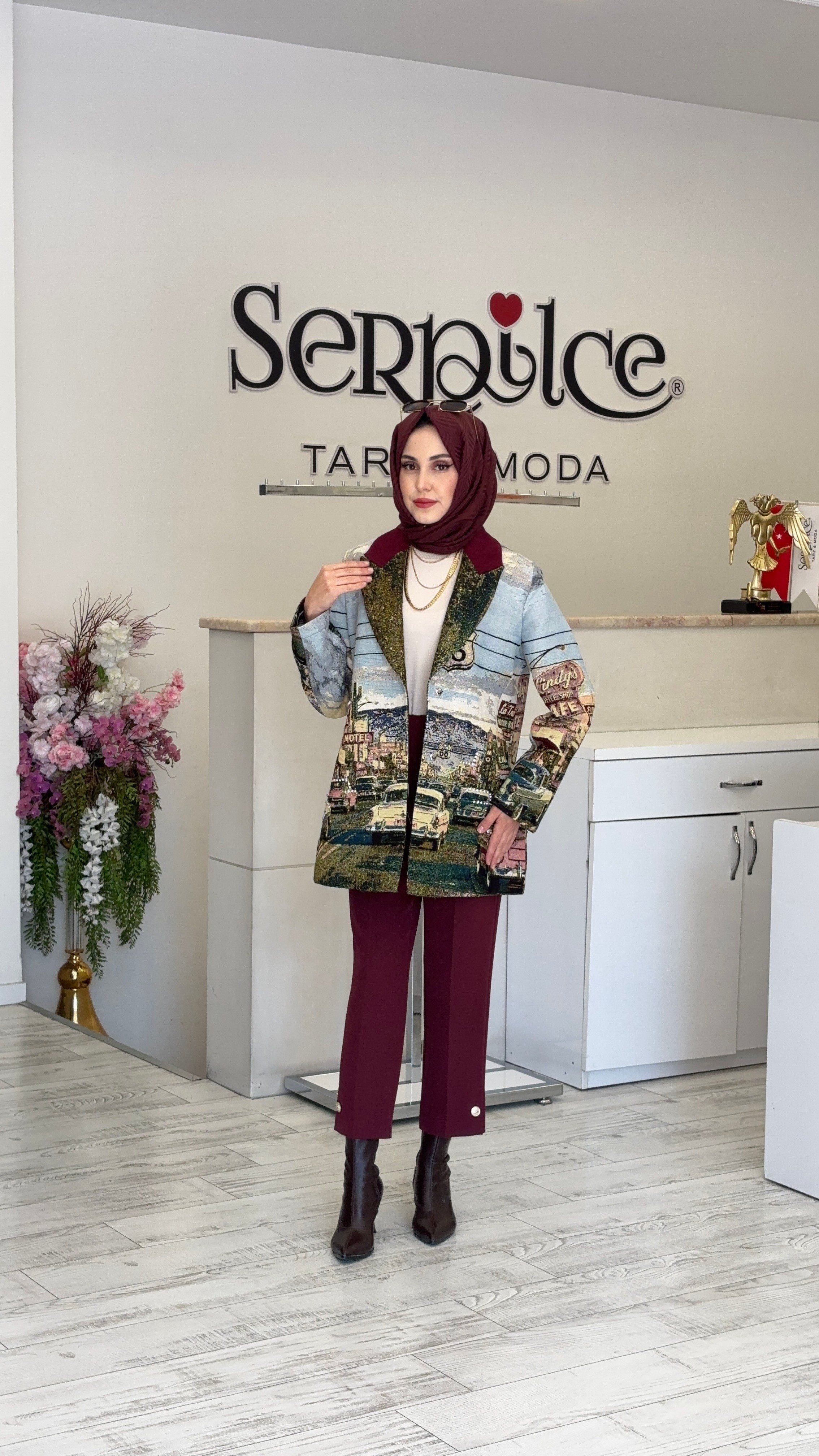 DESENLİ CEKET