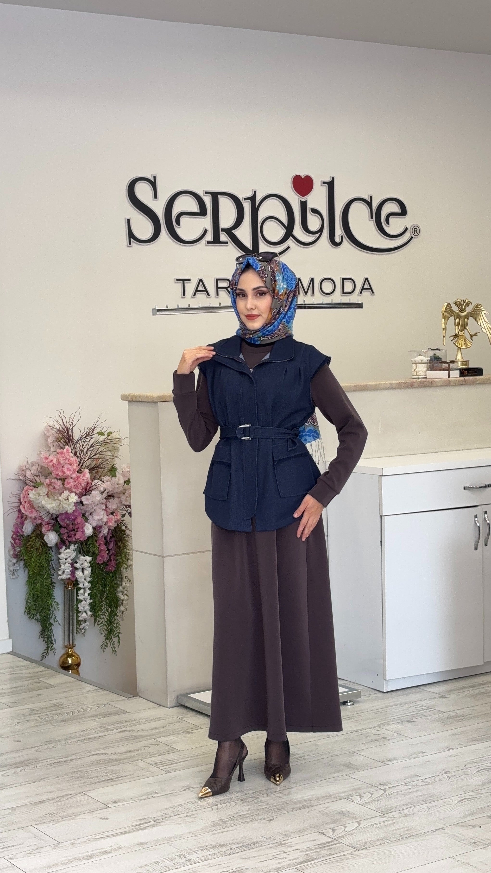 YELEKLİ ELBİSE