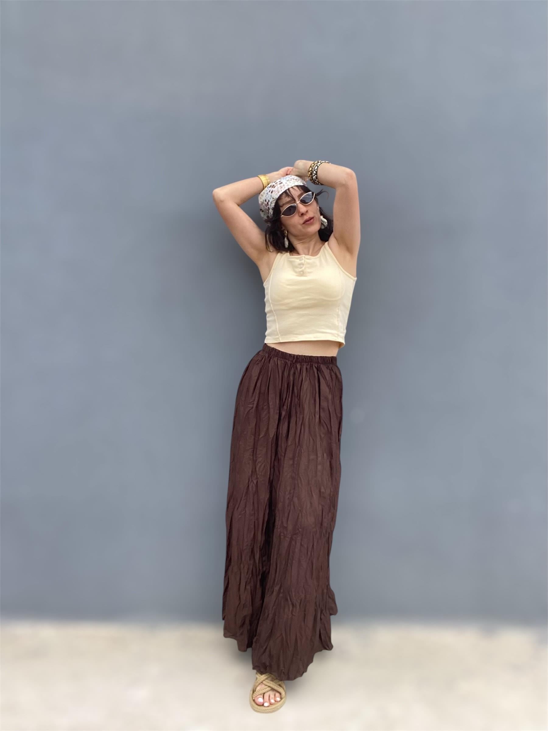 Sarı Kalın Askılı Kısa Crop