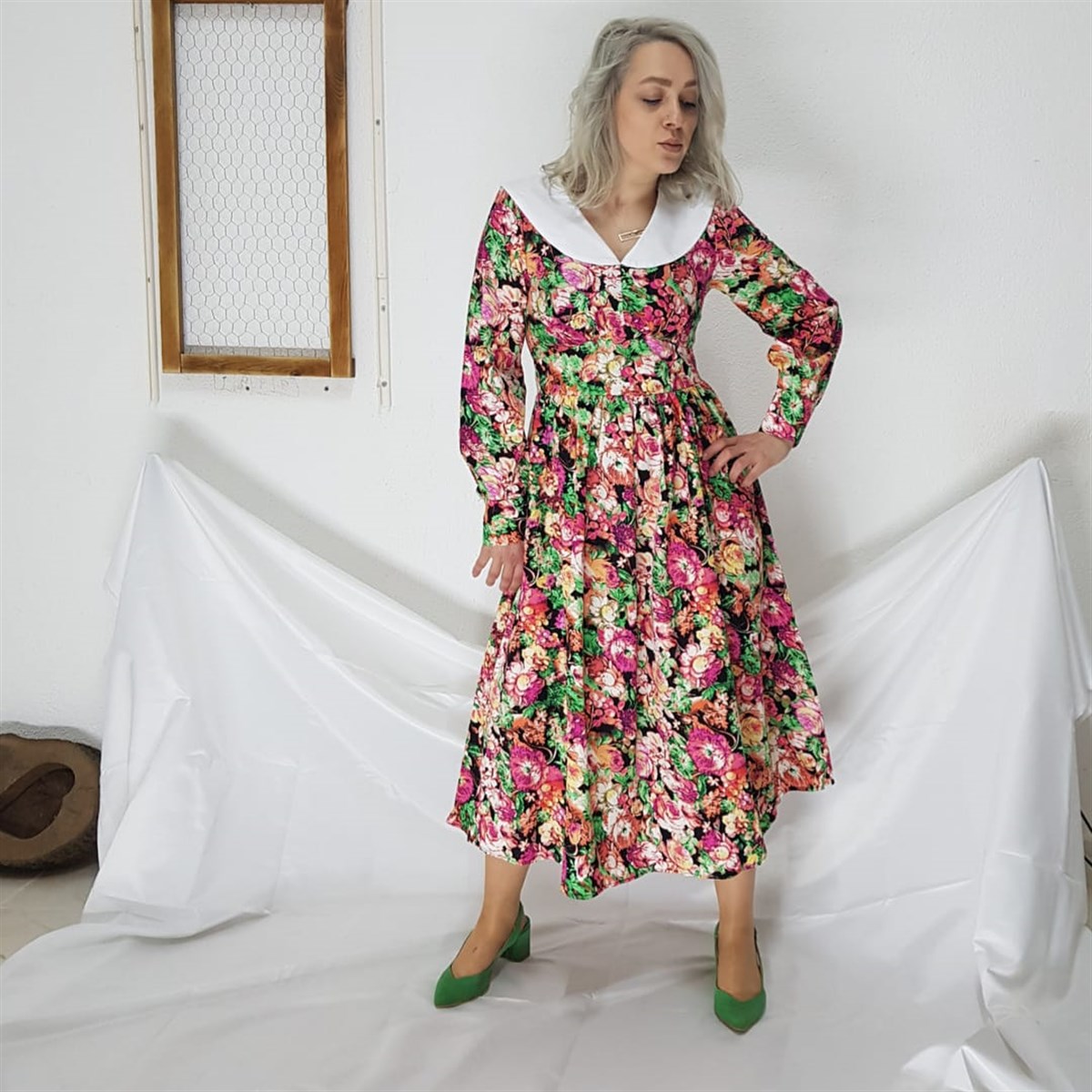 Manşet Biyeli Elbise