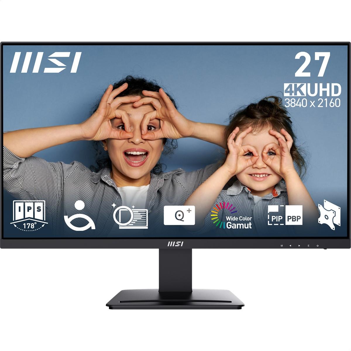 MSI 27 PRO MP273U 3840x2160 (UHD) FLAT IPS 60HZ 4MS ANTI-GLARE MONITOR