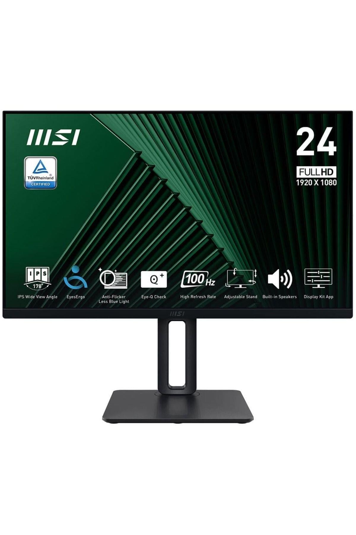 MSI 23.8 PRO MP245PG 1920x1080 (FHD) 16:9 FLAT VA 100HZ 1MS 