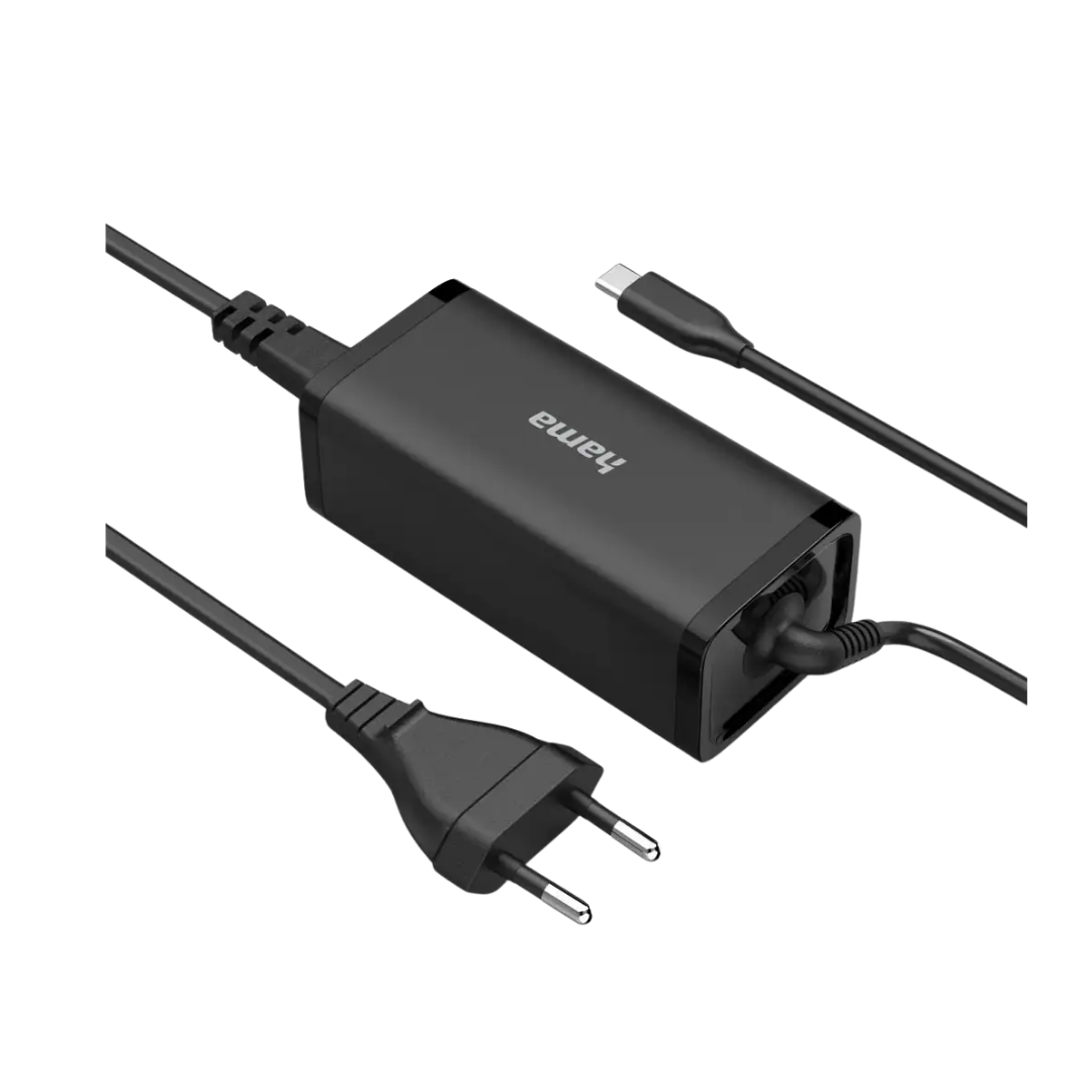 HAMA Universal USB-C Notebook Güç Adaptörü 5-20V/100W