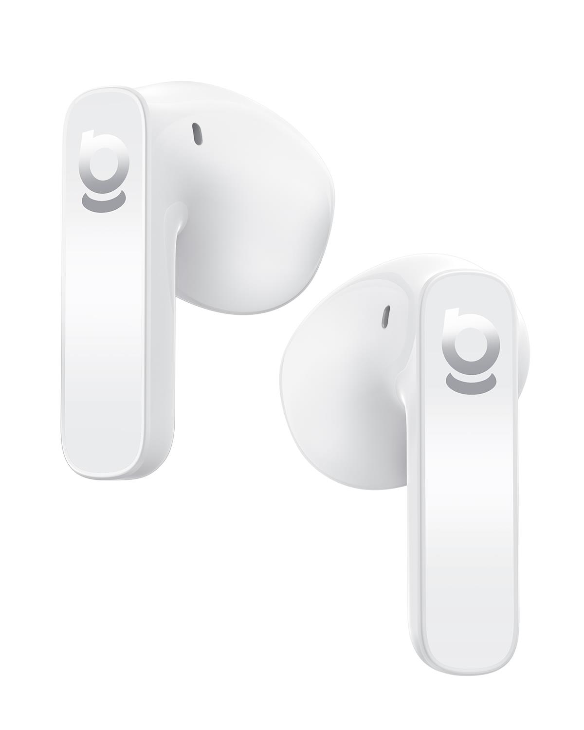 Baseus Bass BS1 NC Semi-in-Ear TWS Bluetooth Kulaklık Moon Beyaz