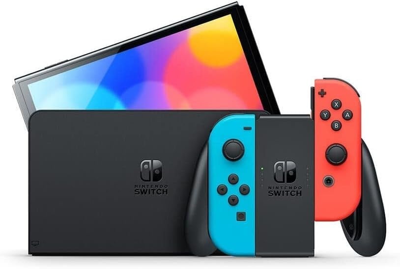 Nintendo Switch OLED Oyun Konsolu - Kırmızı/Mavi