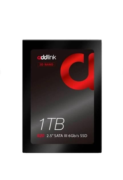 Addlink 1TB 500-450 MB/s 2.5” SATA III 6Gb/s SSD AD1TBS20S3S