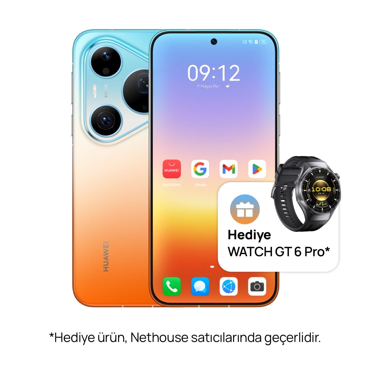 Huawei Pura 90s Pro Max Akıllı Telefon 12 GB+512 GB, Turuncu