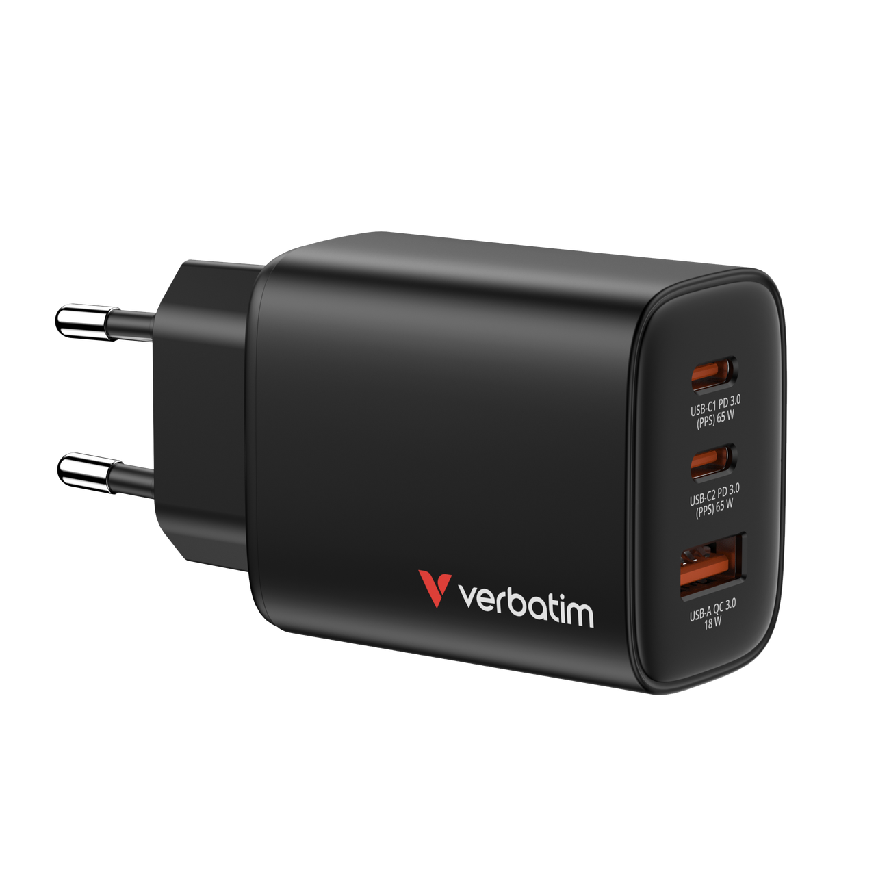 Verbatim Ess Gan Charger 65w Eu Siyah (32352)