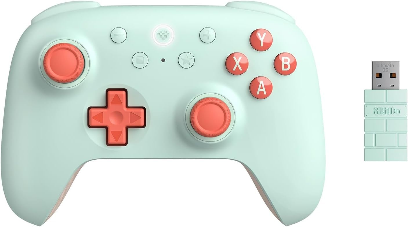 8BitDo Ultimate 2C Kablosuz Oyun Kolu - Nane Yeşili