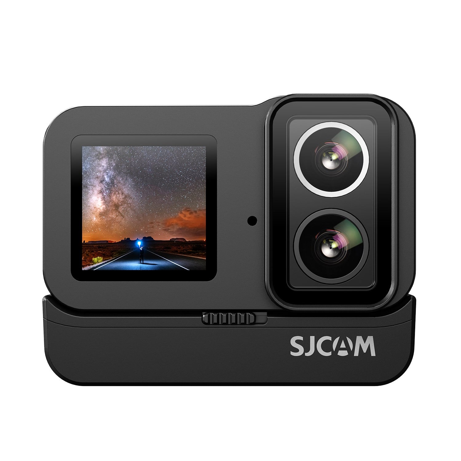 Sjcam SJ20 Aksiyon Kamera Çift Lensli Çift Ekranlı Wifi 4K/30 Fps 6 Eksenli Stabilizasyon