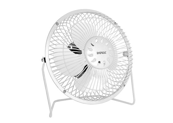 EVEREST BEYAZ EFN-487 6 MASAÜstü METAL USB FAN