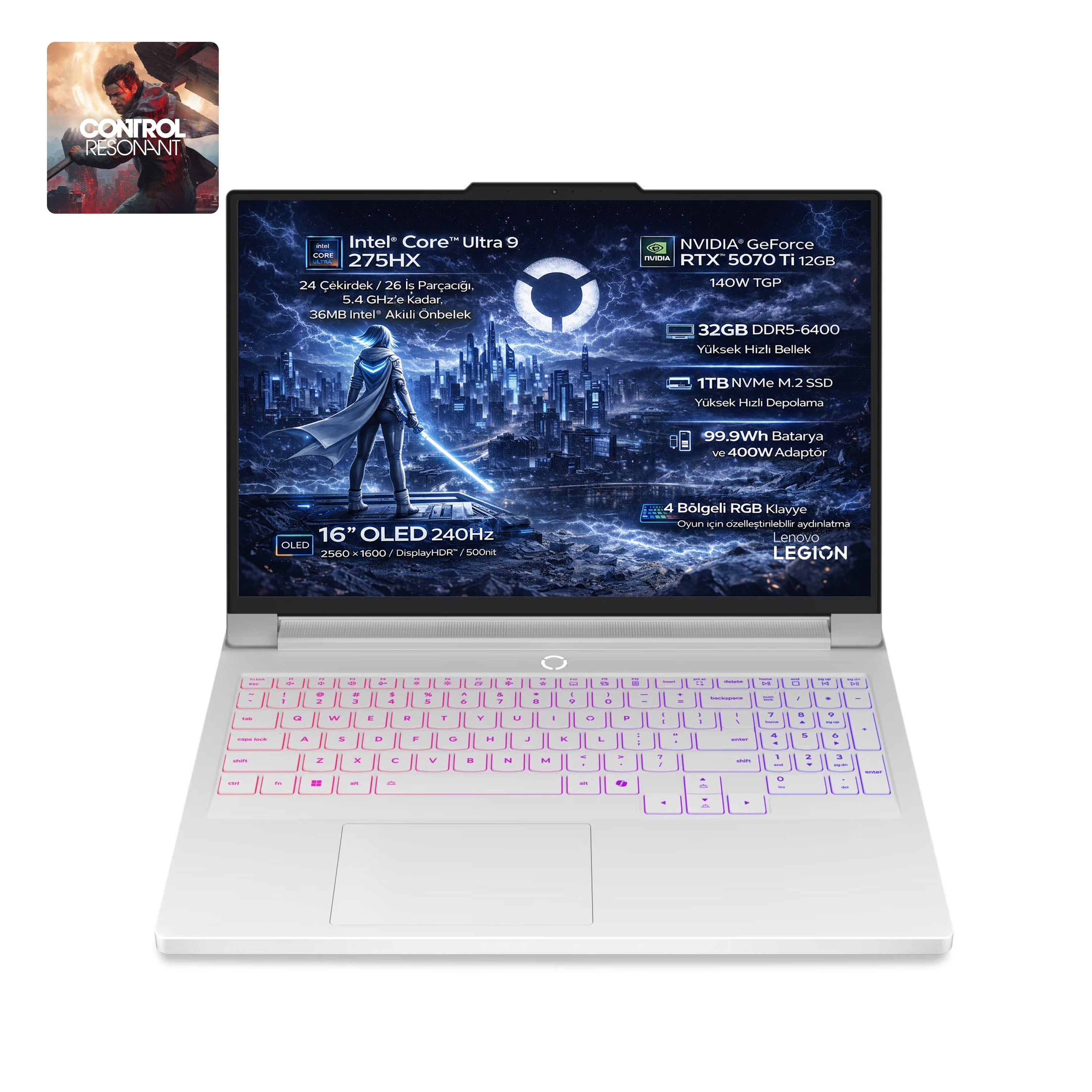 Lenovo Legion Pro 7 16IAX10H Intel Core Ultra 9 275HX 32GB 1TB SSD RTX 5070 Ti 12GB 16